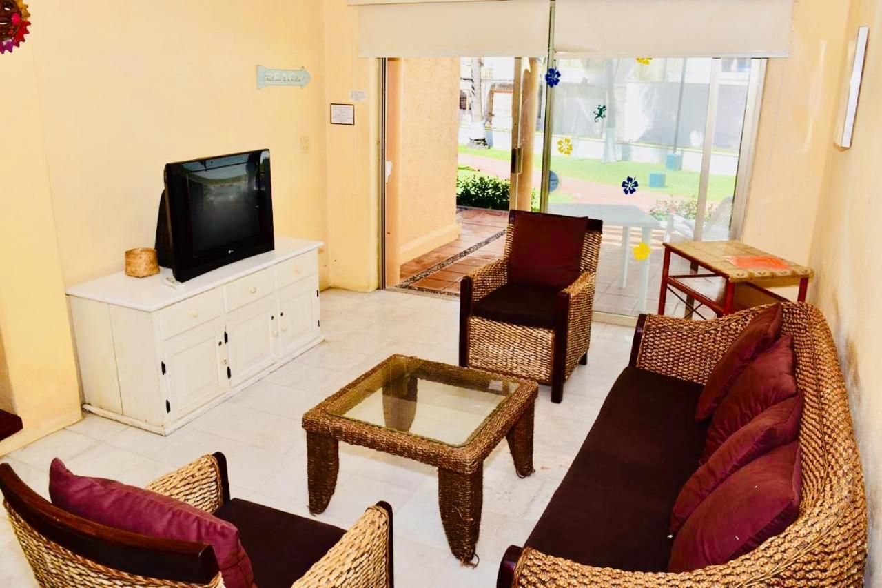 Villa Para 8P 6A 2M Dentro Del Hotel A Un Costado Del Krystal Ixtapa Cuenta Con Playa Y Wifi (Adults Only) Exterior foto